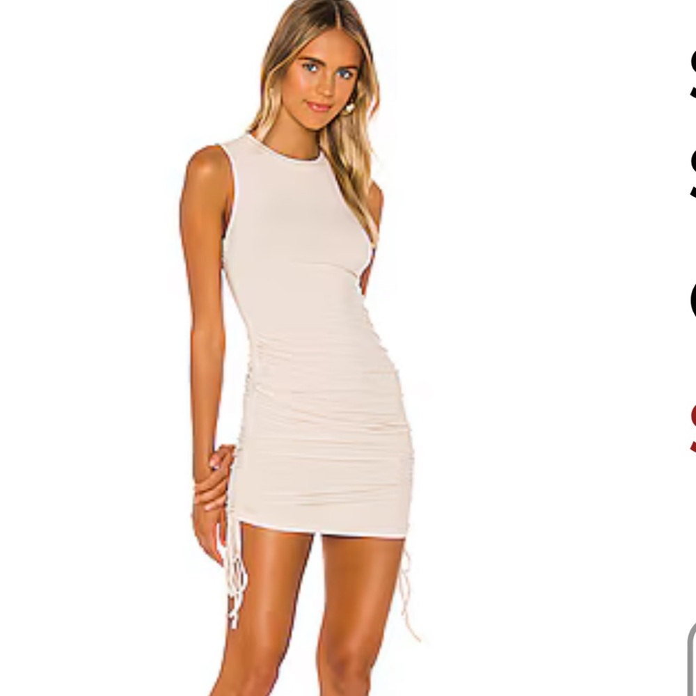Smokeshow Dress in Beige STEVE MADDEN